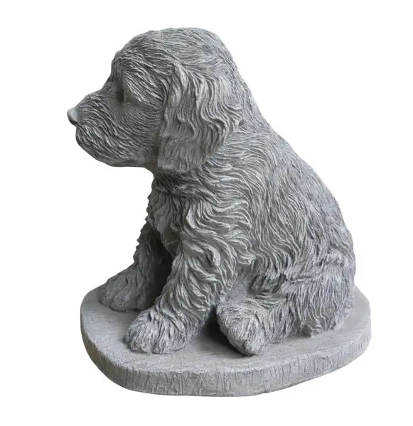 Product image 5 of the product “Aiden - Seated Dog, 16cm H | cast stone ”